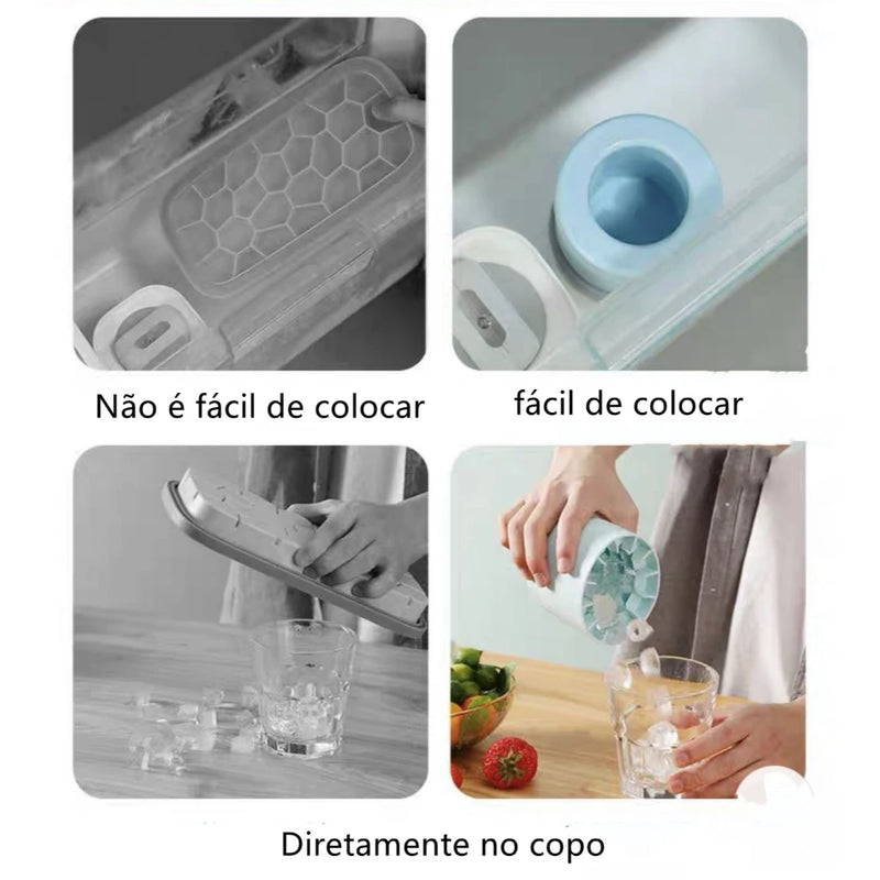 Forma de Gelo prática de Silicone